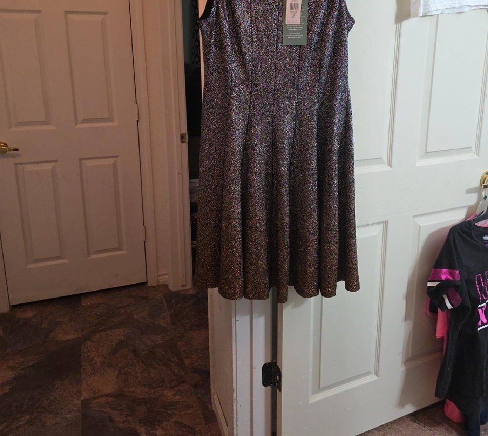 MSK Multicolor Midi Dress